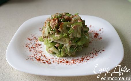 Рецепт Легкий салатик с тунцом