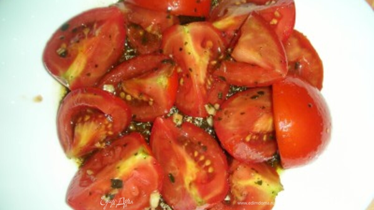 Итальянский помидорный салат