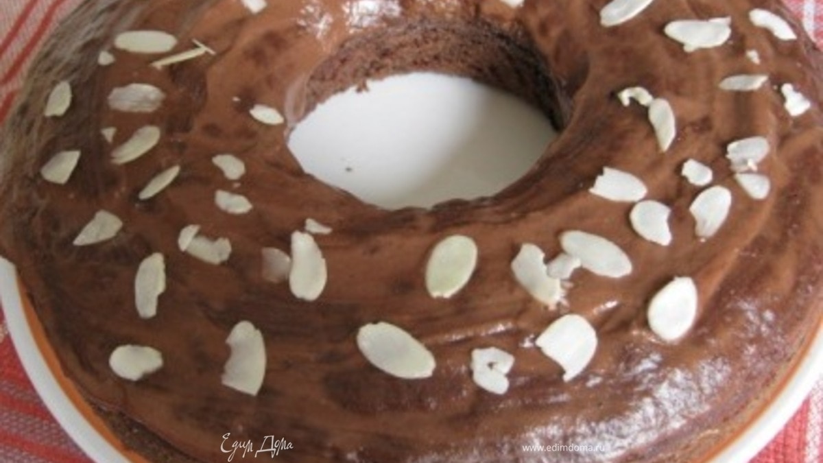 Бананово-шоколадный кекс