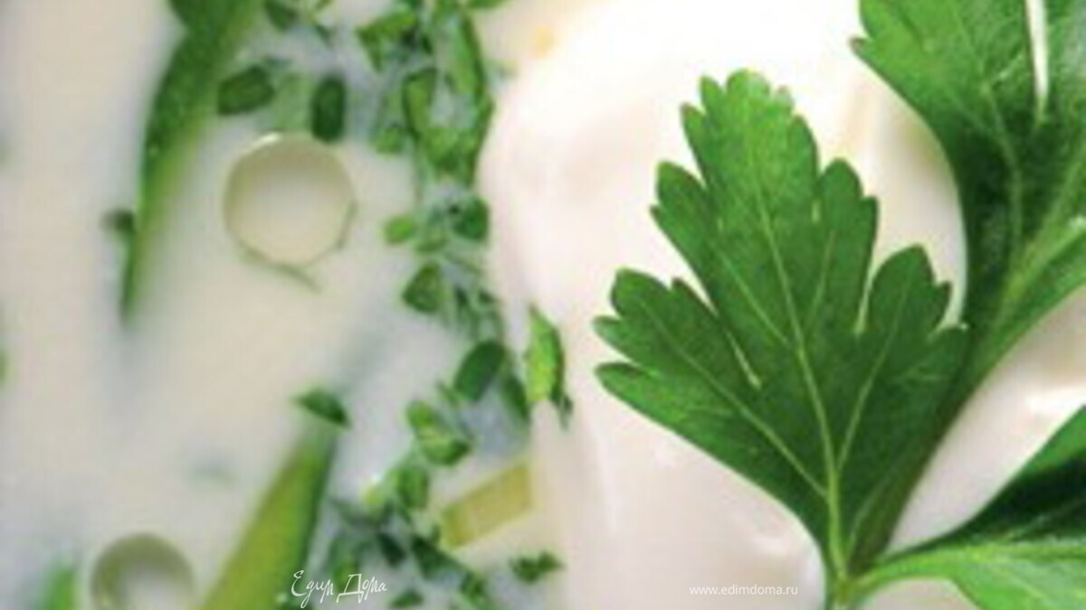 Летний суп из огурца