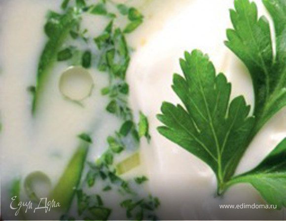 Летний суп из огурца