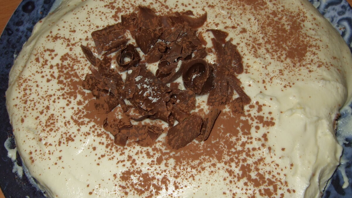 Трюфельный торт из белого шоколада