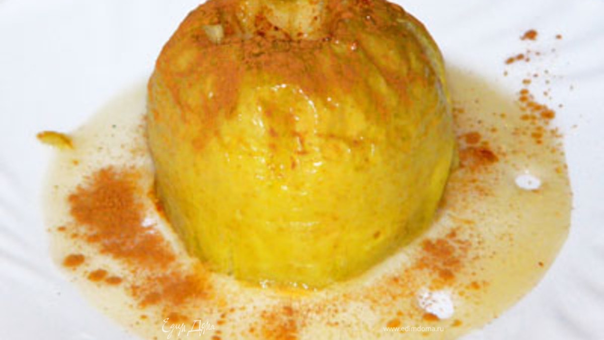 Яблоко, запеченное с медом