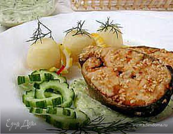 Лосось с фенхельным соусом Лосось с фенхельным соусом