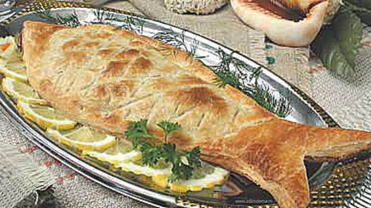 Рыба в слоеном тесте