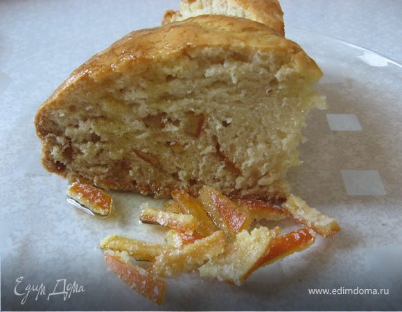 Кекс с цукатами из апельсиновых корочек