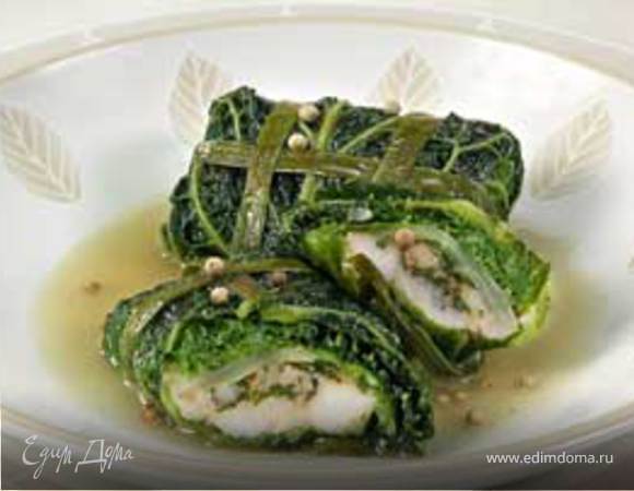 Рыба в капустных пакетиках Рыба в капустных пакетиках