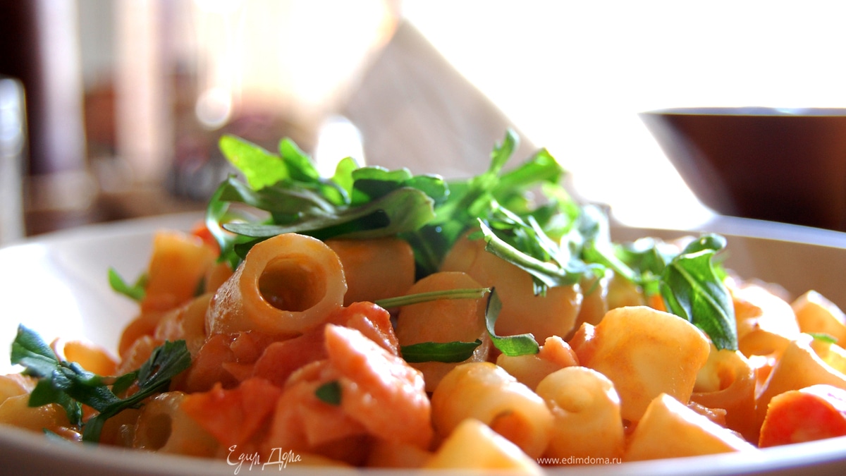 Паста с сёмгой