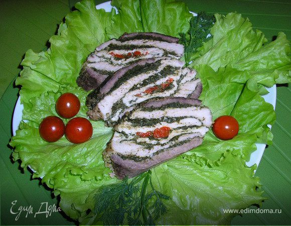 Рулет "Три мяса"