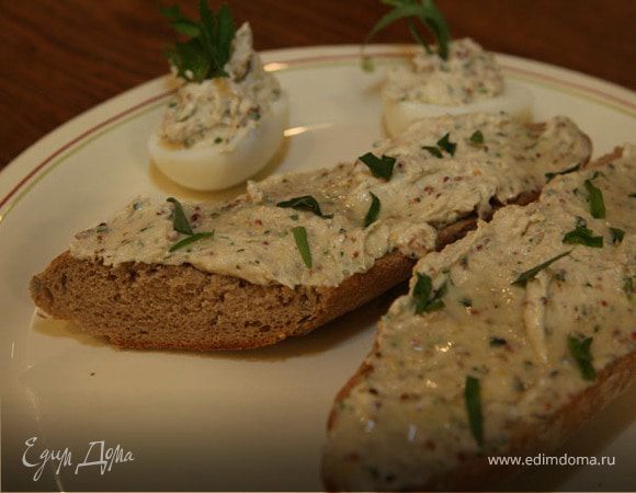 Селедочное масло с горчицей и тархуном Селедочное масло с горчицей и тархуном