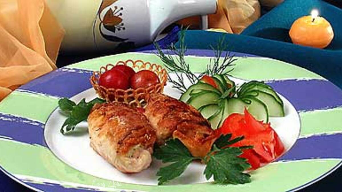 Фаршированные куриные грудки"Вдохновение"