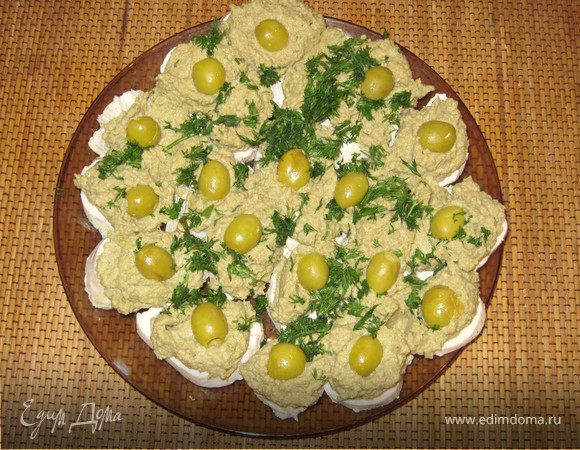 Куриное филе под грибной шубкой Куриное филе под грибной шубкой