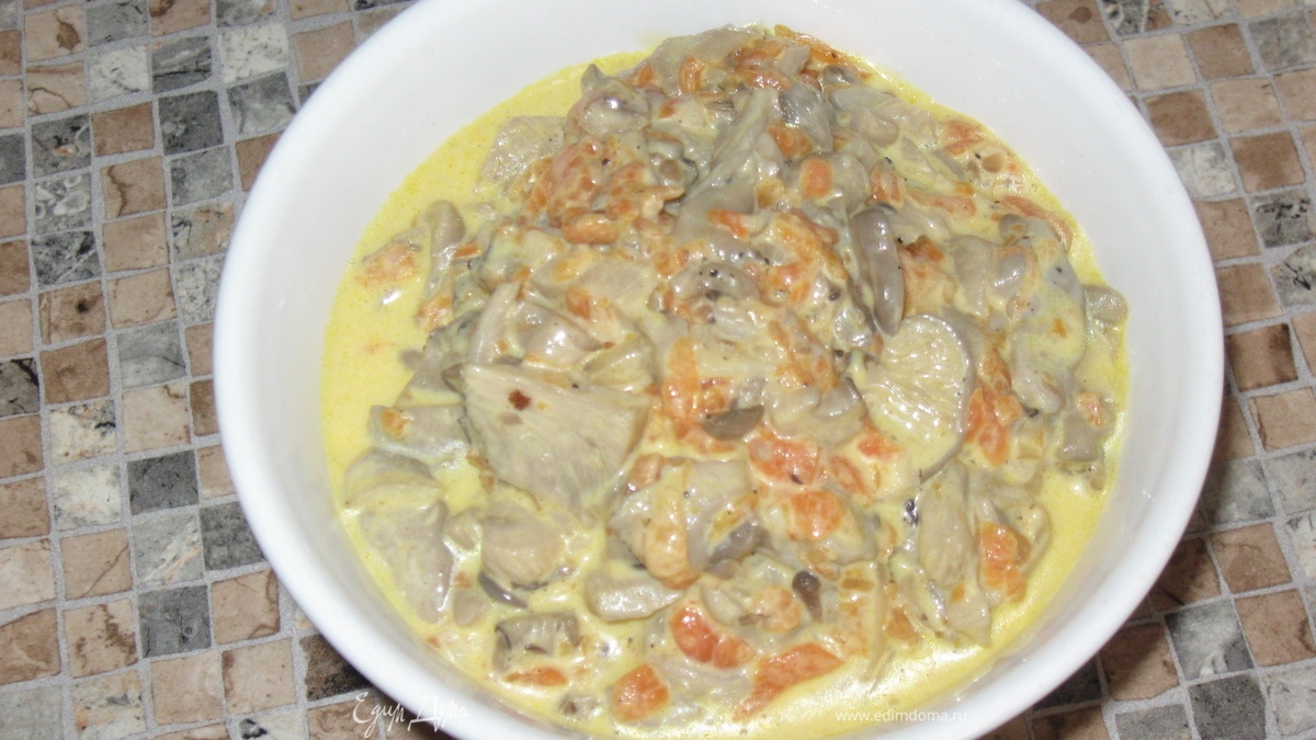 Салат из вешенок