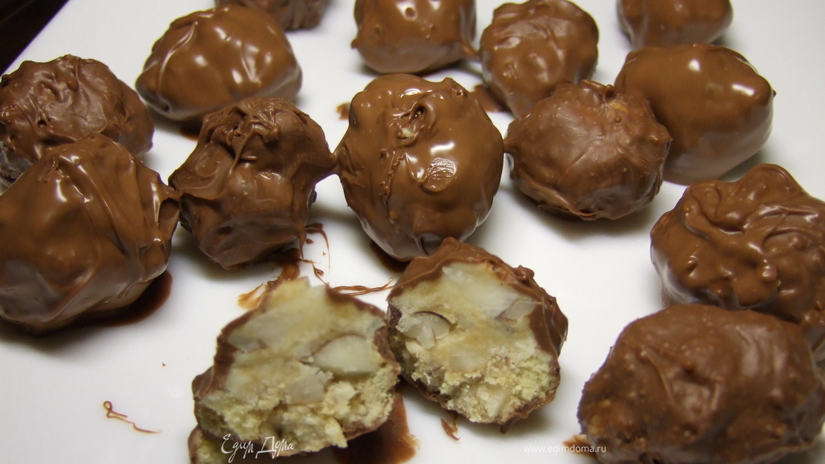 Шоколадно-ореховые гроздья