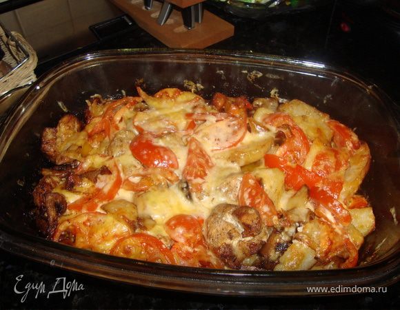 Запеченая картошка "По -деревенски"