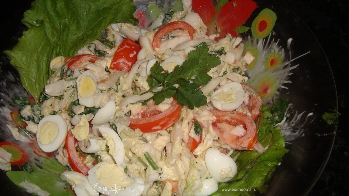 Салат из пекинской капусты "Вечерний"