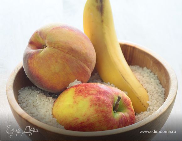 Рис с фруктами для детей