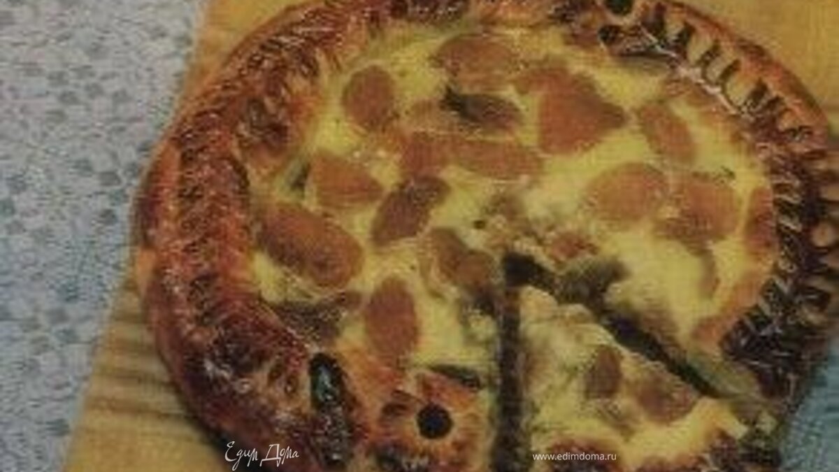 Пирог с курагой