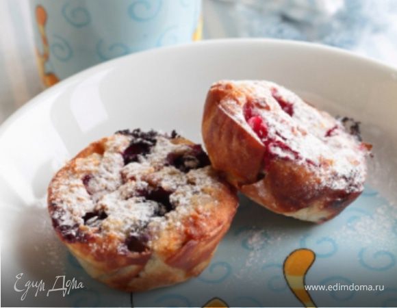 Маффины со свежей голубикой Маффины со свежей голубикой