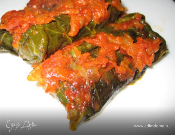 Постные голубцы с грибами вешенками