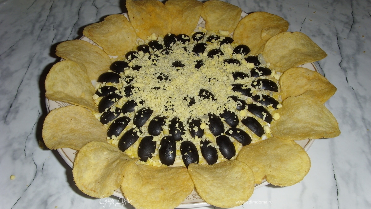 Салат ""Подсолнух""