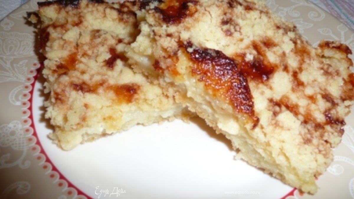 Нежный пирог из творога