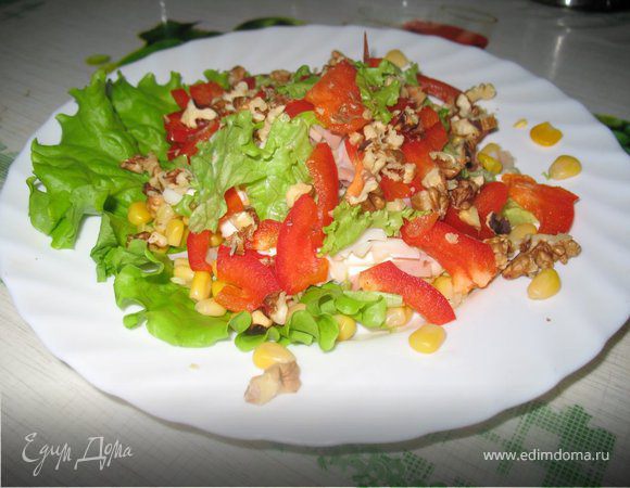 Салат "Рио" с морепродуктами Салат "Рио" с морепродуктами