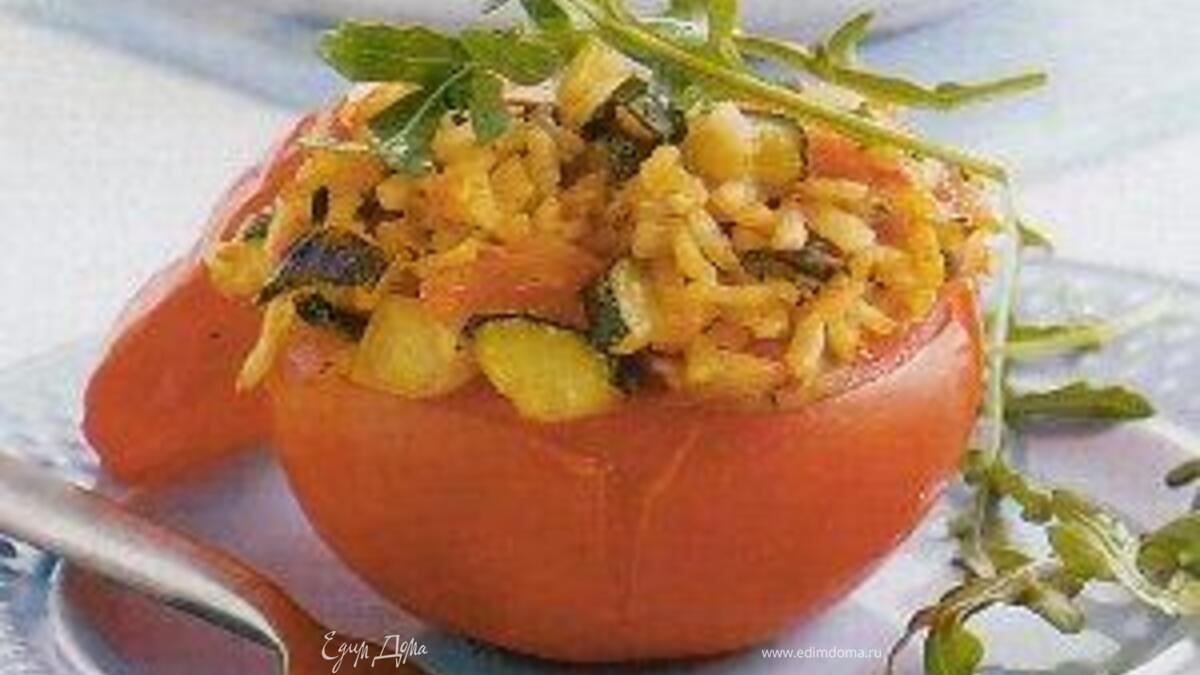 Помидоры, фаршированные ризотто