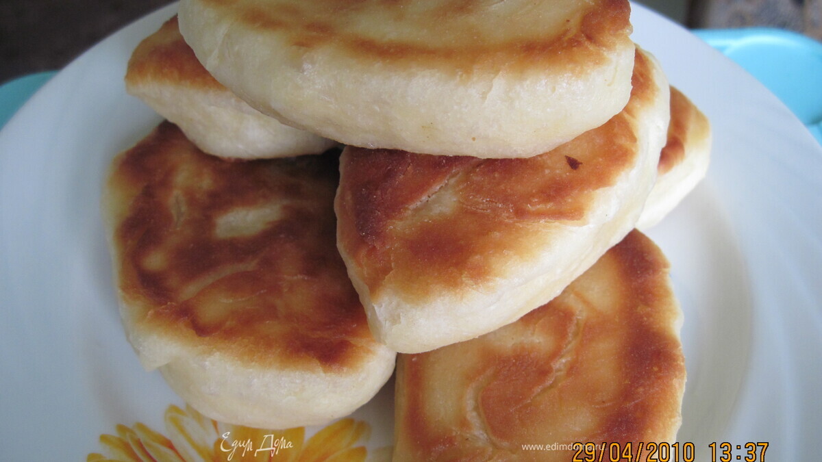 Дрожжевое тесто для жареных пирожков