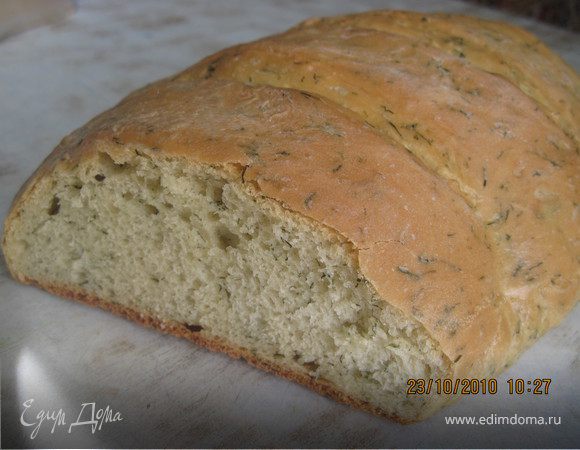 Хлеб с зеленью 