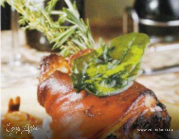 Свиная рулька с капустой Свиная рулька с капустой