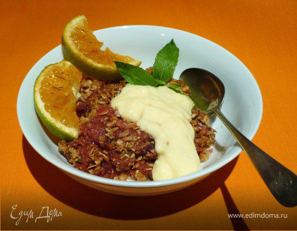 Крамбл из ревеня Крамбл из ревеня