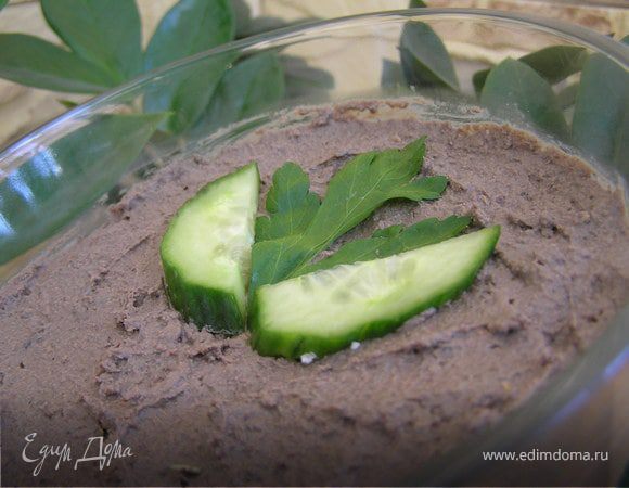 Пикантный паштет из куриной печени Пикантный паштет из куриной печени