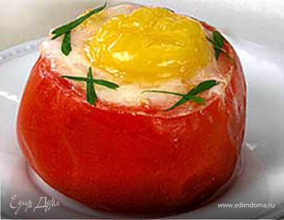Яичница в помидорах Яичница в помидорах