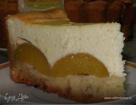 Творожно-персиковый торт Творожно-персиковый торт