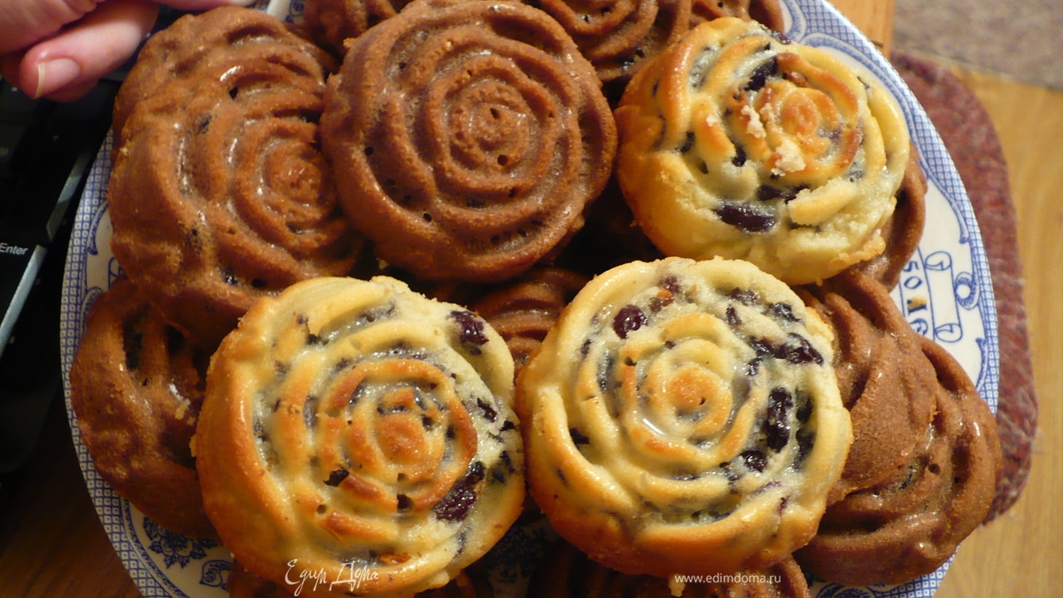 "Розы" к чаю (кексики)