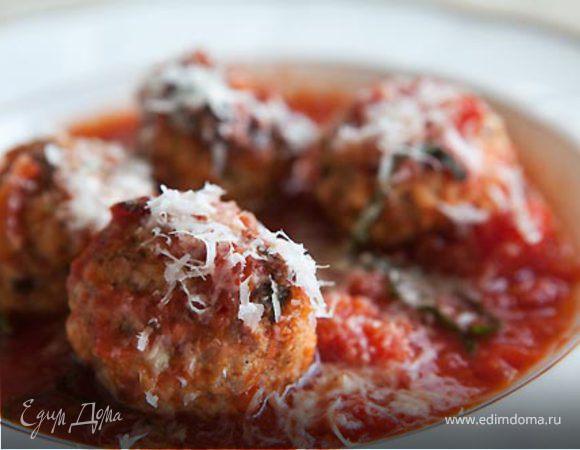 Фрикадельки из телятины с соусом