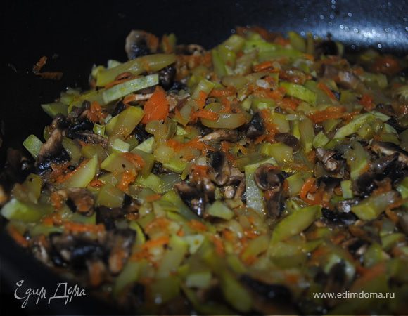 Цукини с шампиньонами