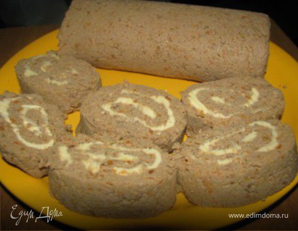 Печеночный рулет (мамин рецепт)