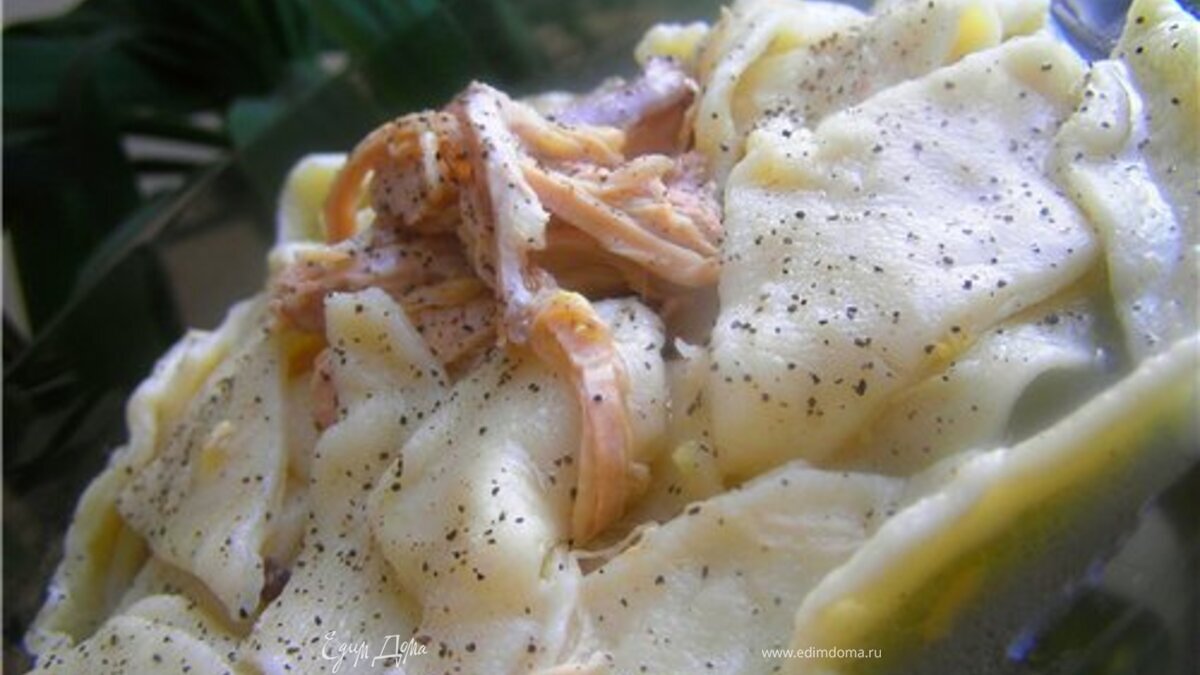 "Бешбармак" с мясом птицы