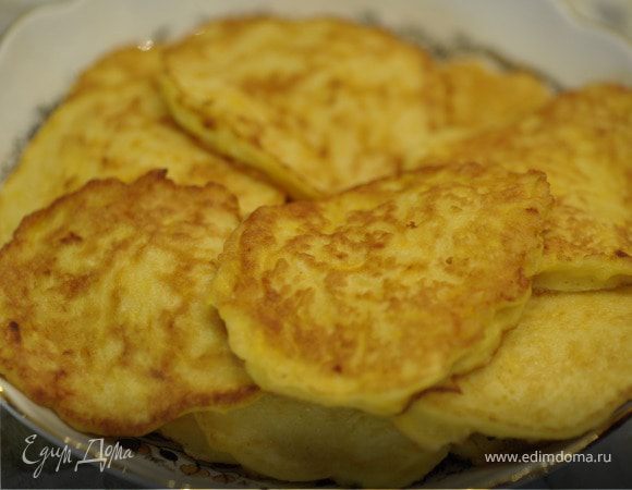 Оладьи с тыквой на кефире