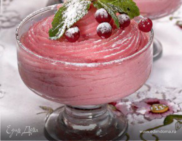 Клюквенный мусс