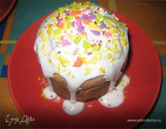 Пасхальный кулич без дрожжей