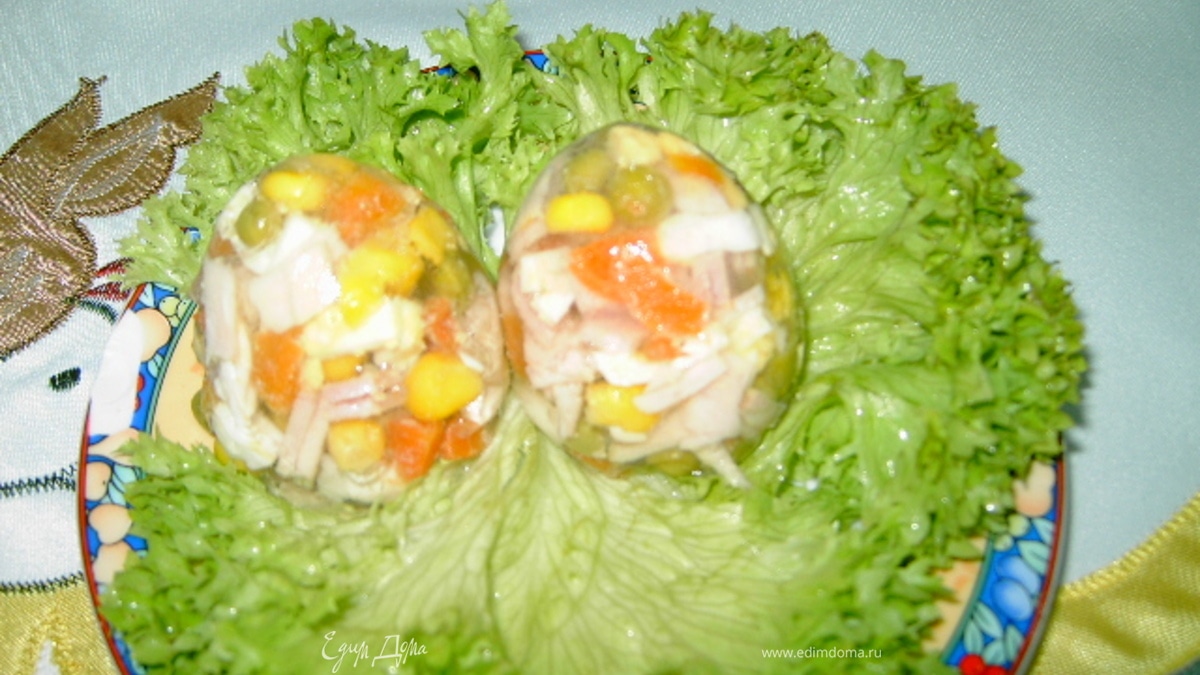 Яйцо заливное