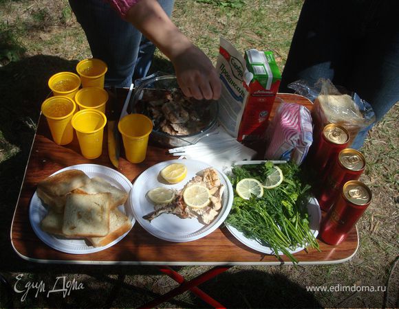 Сом на мангале Сом на мангале