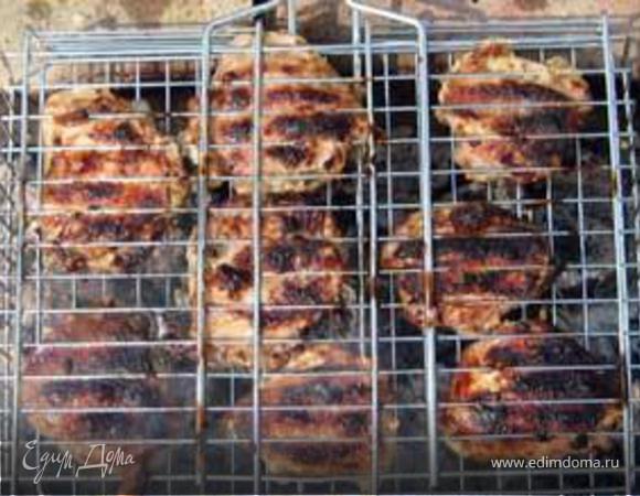 Шашлык из куриных бедрышек