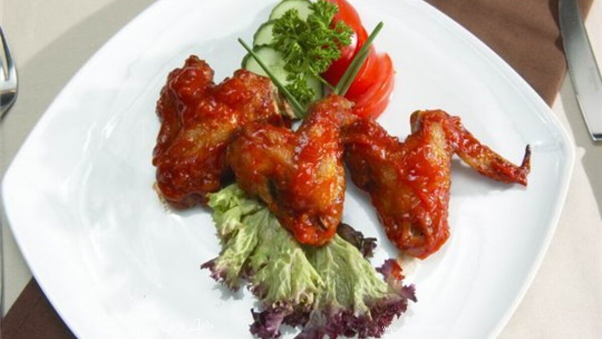 Крылышки в маринаде"Сан-Марино"