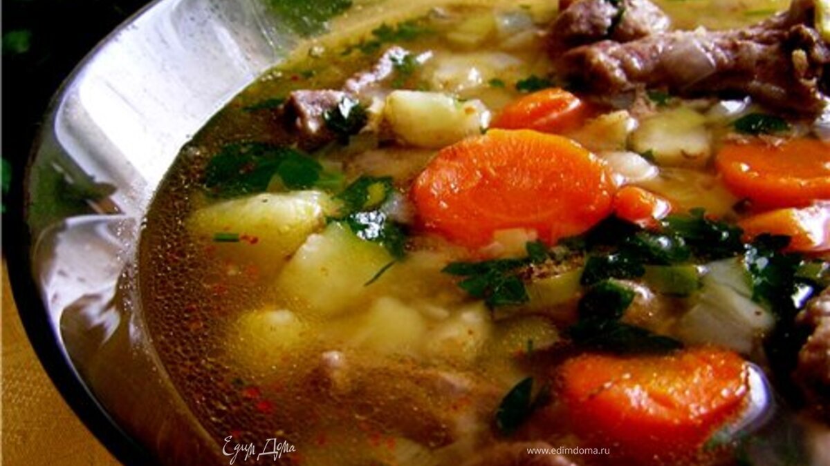 Густой суп "Пихельштайнер"