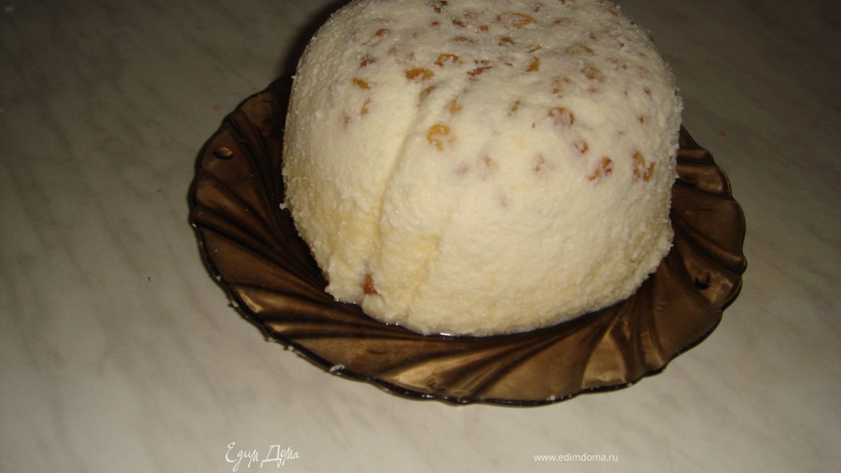 Заварная творожная царская пасха