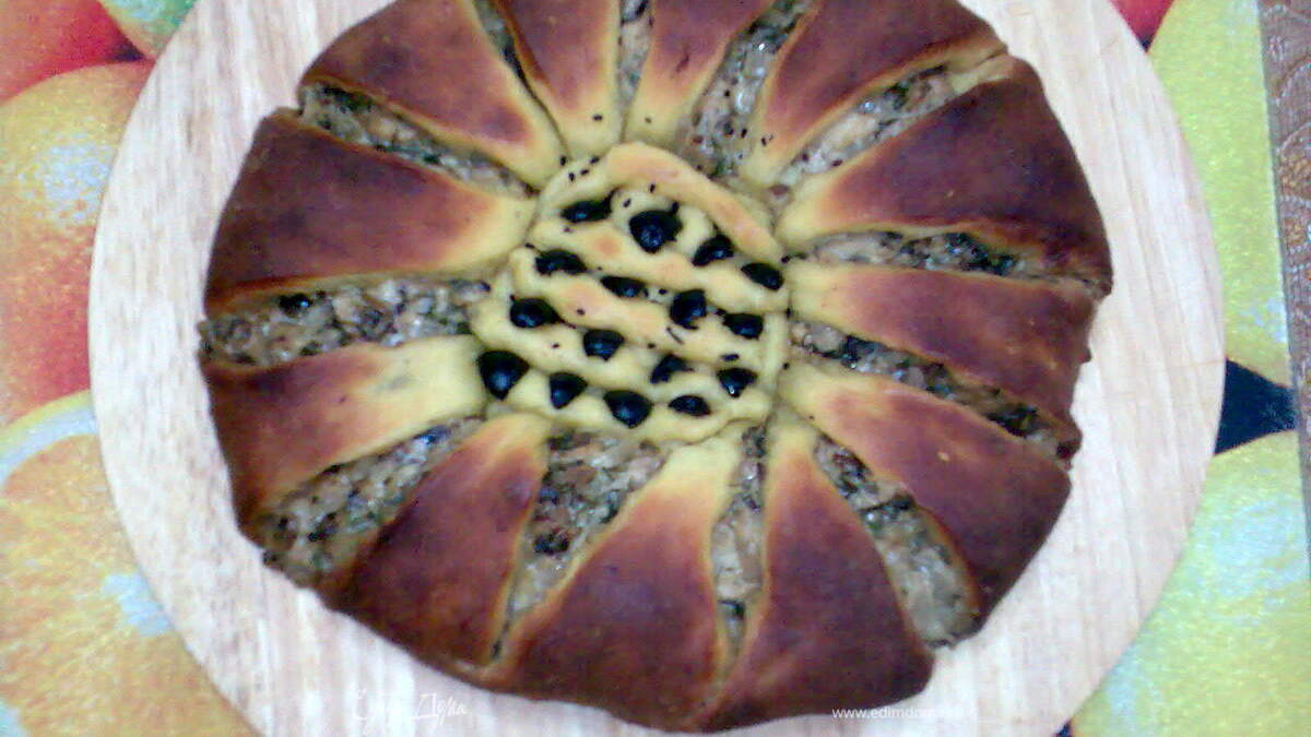 Пирог "Подсолнух"